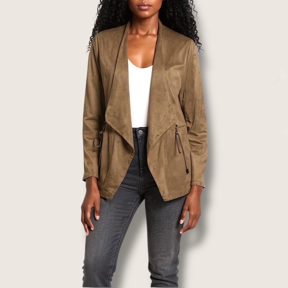Blank NYC Faux Suede Jacket Small New